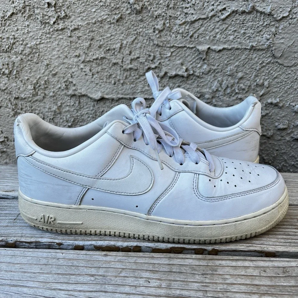 Nike Shoes Men Size 11.5 Air Force 1 '07 Fresh White DM0211-100 Casual